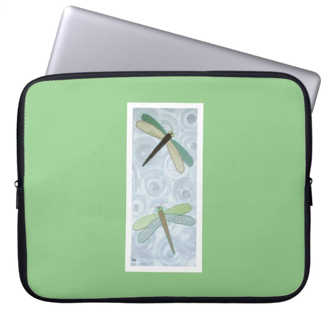 2 Libellen #1 Laptopschutzhülle (Vorderseite)