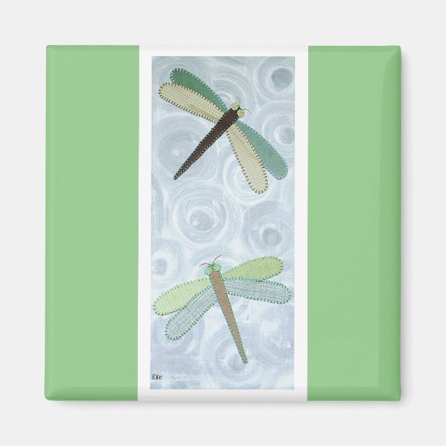 2 Libellen #1 Magnet (Vorne)