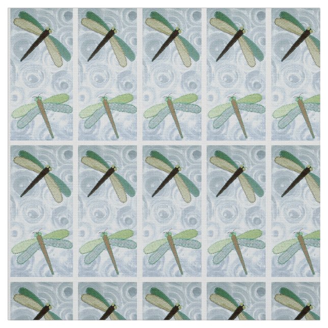 2 Libellen #1 Stoff (Muster)