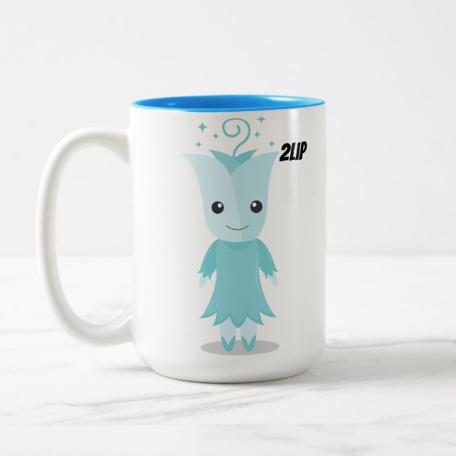 2 Lippen-Combo-Tasse, 15 oz Zweifarbige Tasse (Links)