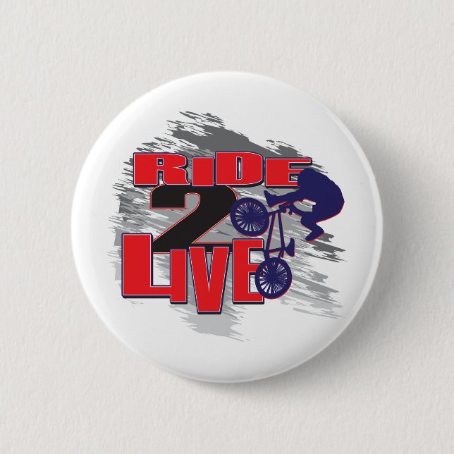 2 Live BMX Rider Button (Vorderseite)
