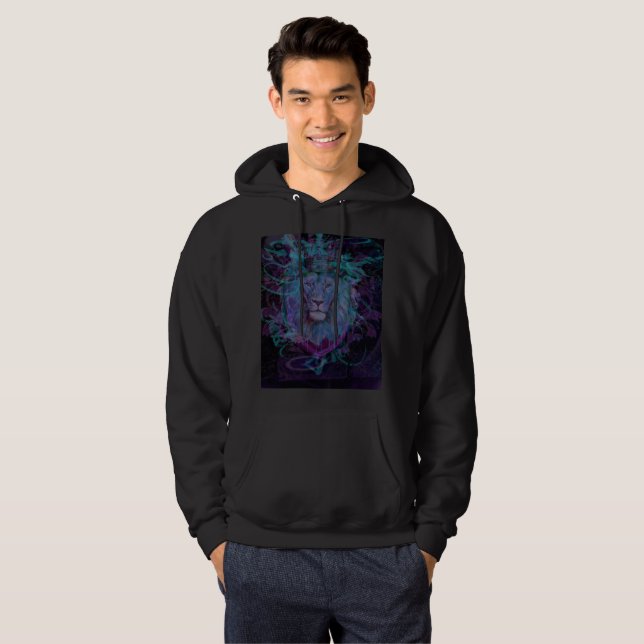  2 Magischer Löwe königlich  Hoodie (Vorne ganz)