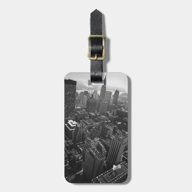 2. Mai 1961:  Das Chrysler-Gebäude in New York Gepäckanhänger (Vorderseite vertikal)