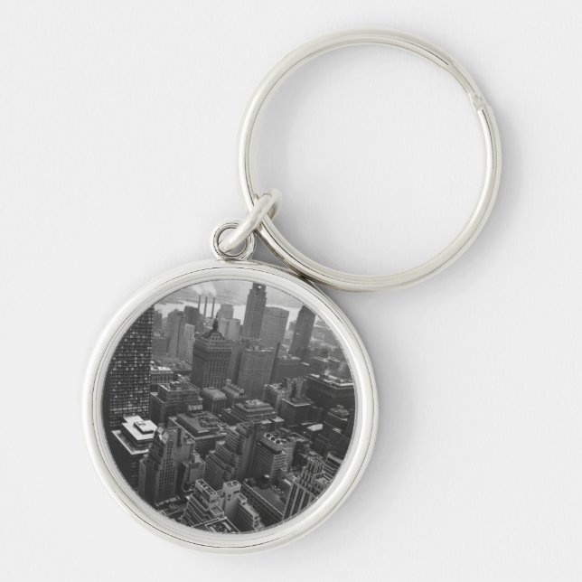 2. Mai 1961:  Das Chrysler-Gebäude in New York Schlüsselanhänger (Vorne)