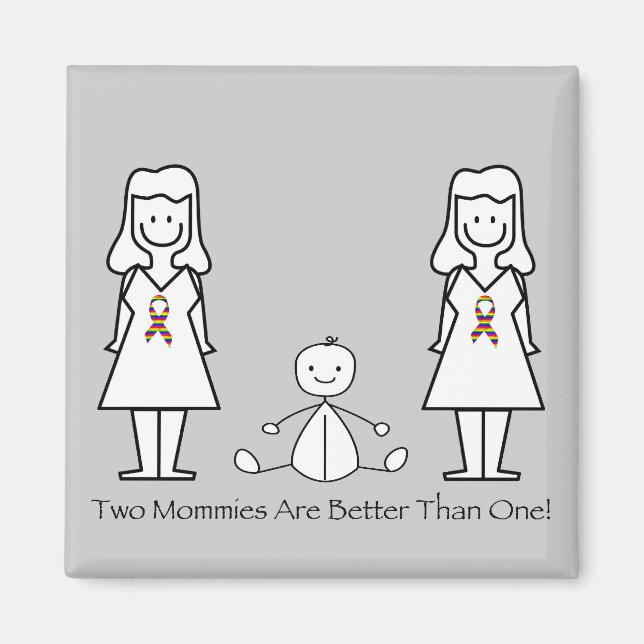 2 Mamas sind besser als 1 Magnet (Vorne)