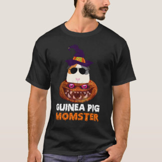 2 Meerschweinchen-Momster-Kürbis-Monster Lustiger T-Shirt