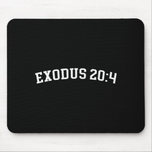 2. Mose 20_4 Mousepad
