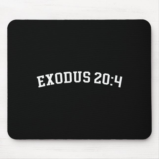 2. Mose 20_4  Mousepad (Vorne)