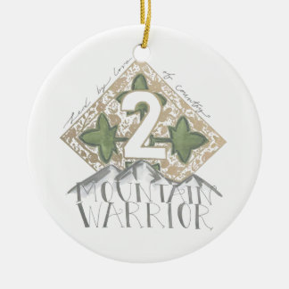 2 Mountain Warrior Post-Its Keramik Ornament