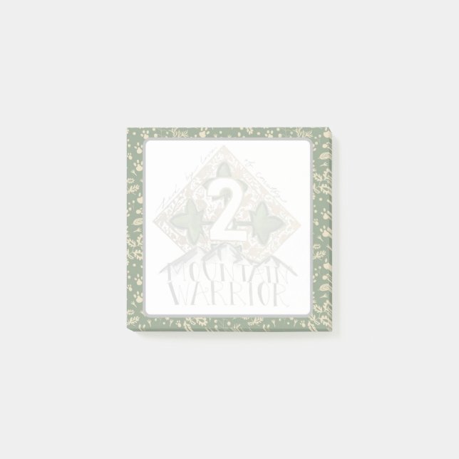 2 Mountain Warrior Post-Its Post-it Klebezettel (Vorderseite)