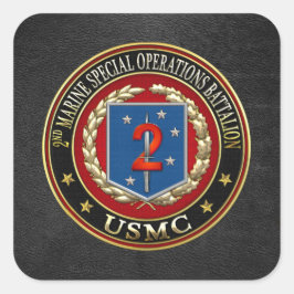 2. MSOB [3D] QUADRATISCHER AUFKLEBER