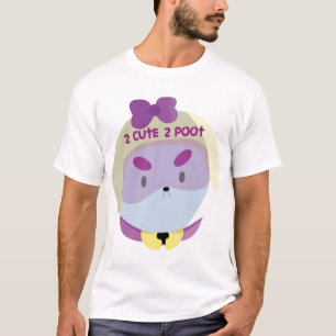2 NIEDLICH 2 POOT Bee and Puppycat Vector Art T-Shirt