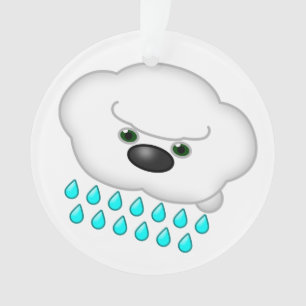 2 nuages de chien pluvieux - réversible
