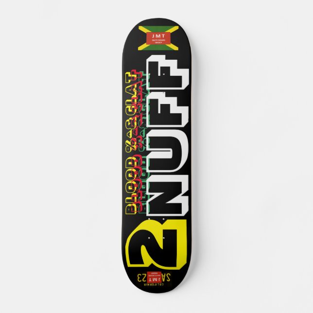 2 NUFF-Skateboard Skateboard (Vorderseite)