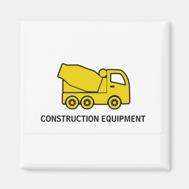 2 PET des Zoll-quadratisches Magneten Magnet (Vorne)