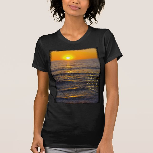2 Peter 1:2 T-Shirt (Vorderseite)