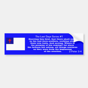 2 Peter 3-4 "The last days series" #7 Version II Autoaufkleber