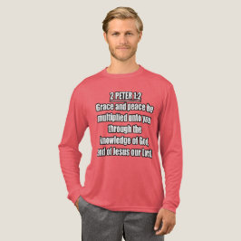 2 Petrus 1:2 Gnade und Friede vermehrt KJV Tri-Blend Shirt