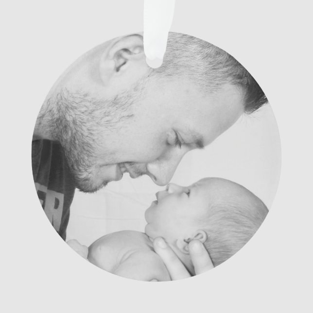 2 Photo Custom  Ornament (Vorderseite)