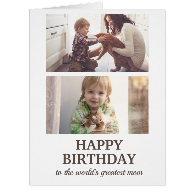 2 Photo Joyeux anniversaire de la plus grande mama (Devant)