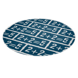 2 plus 2 gleich 5 schneidebrett