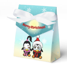 2 Polar Love Birds feiern Weihnachten