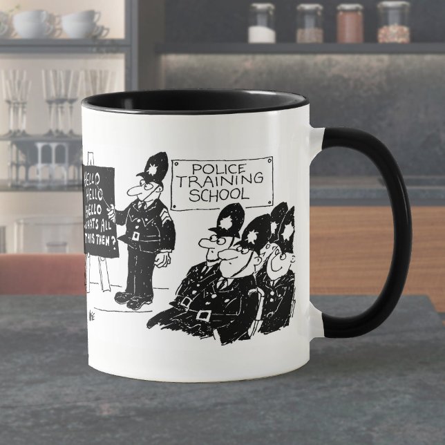 2 Polizeicartoons Tasse (Von Creator hochgeladen)