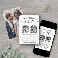 2 QR-Codes für die RSVP-Foto-Abschlusskarte