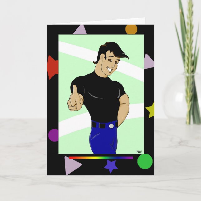 2 QT Geburtstag Karte (Vorderseite)