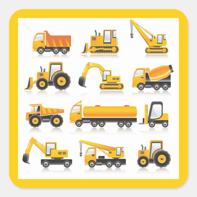 2 QUADRATISCHER AUFKLEBER (Vorderseite)