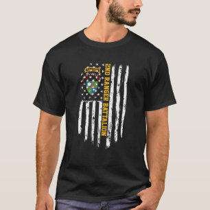 2. Ranger Battalion American Flag T-Shirt