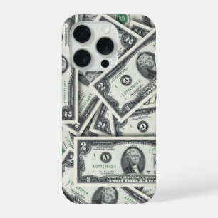 $2 Rechnung Geld Hintergrund iPhone 15 Pro Hülle