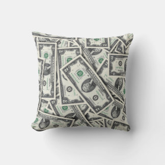 $2 Rechnung Geld Hintergrund Kissen