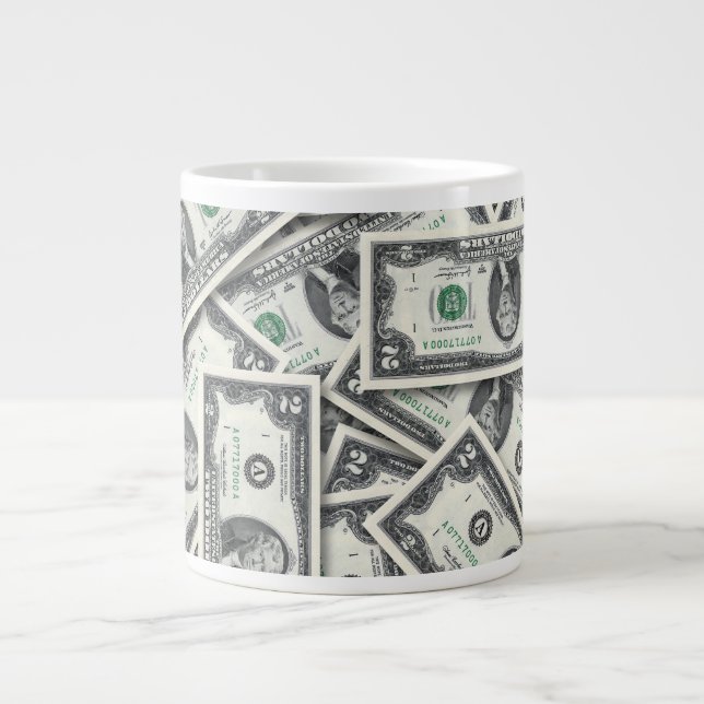 $2 Rechnung Geldmuster Jumbo-Tasse (Vorderseite)