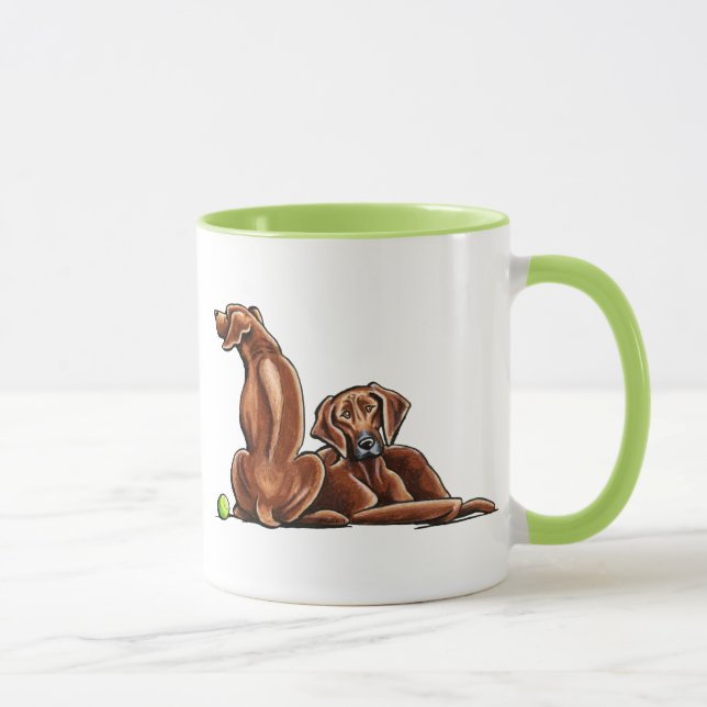 2 Rhodesian Ridgebacks Tasse (Rechts)