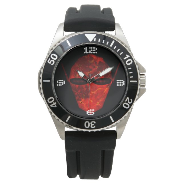 2-rot: Tau Ceti Traveller Armbanduhr (Vorderseite)