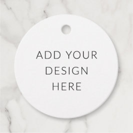 2" Round-Tag-Druck Geschenkanhänger