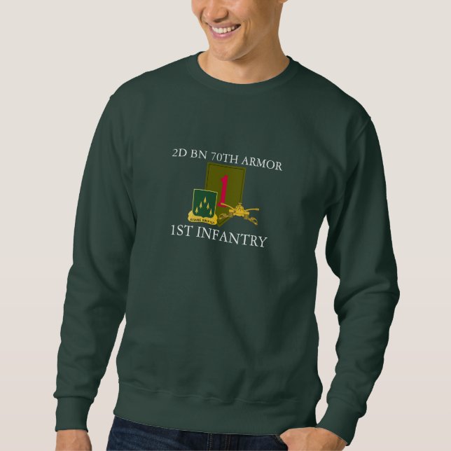 2. RÜSTUNGS-1. INFANTERIE-SHIRT DES BATAILLON-70. SWEATSHIRT (Vorderseite)