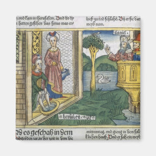 2 Samuel 11 1-5 David sieht Bathsheba, von zu Magnet