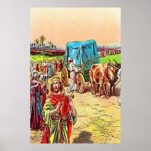 2 Samuel 6 David Brings Ark Poster (Vorne)