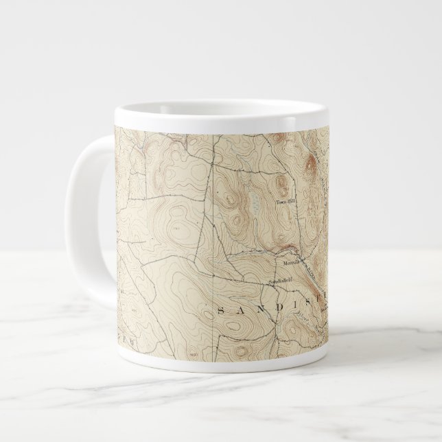 2 Sandisfield-Blatt Jumbo-Tasse (Vorderseite Links)