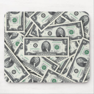 $2-Schein-Geldmuster Mousepad