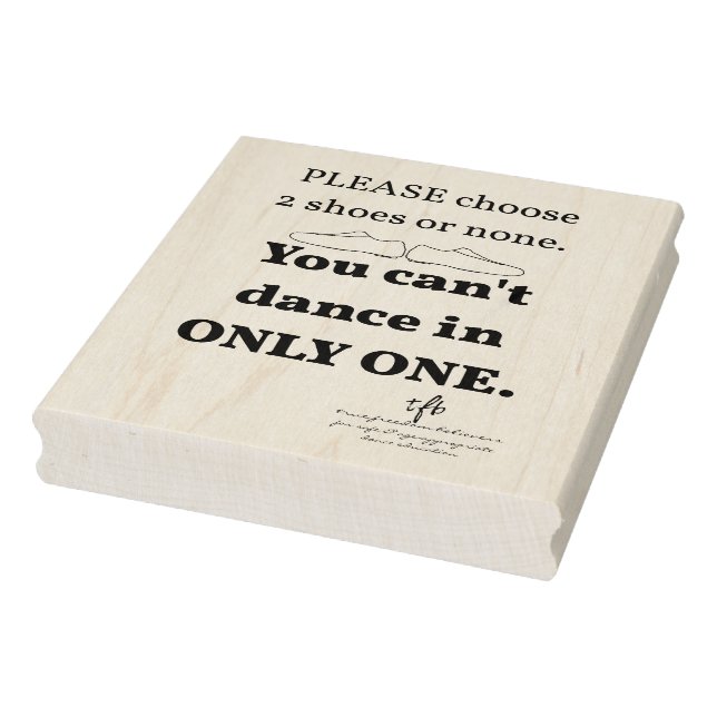 2 Schuhe oder 1 Gummistempel (Stempel)