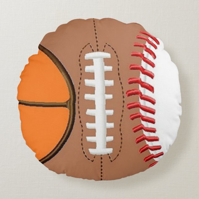 2 Seite 3 Sport Ball Kissen (Vorderseite)