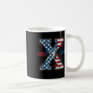 (2 Seite)4. Juli Trump American Flag USA Kaffeetasse