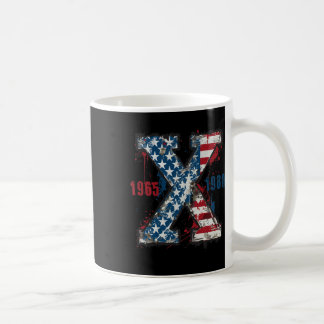 (2 Seite)4. Juli Trump American Flag USA Kaffeetasse
