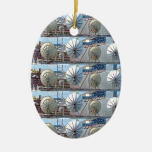 2 Seite Druckverzierungs-Boston-Parabolantenne Keramik Ornament