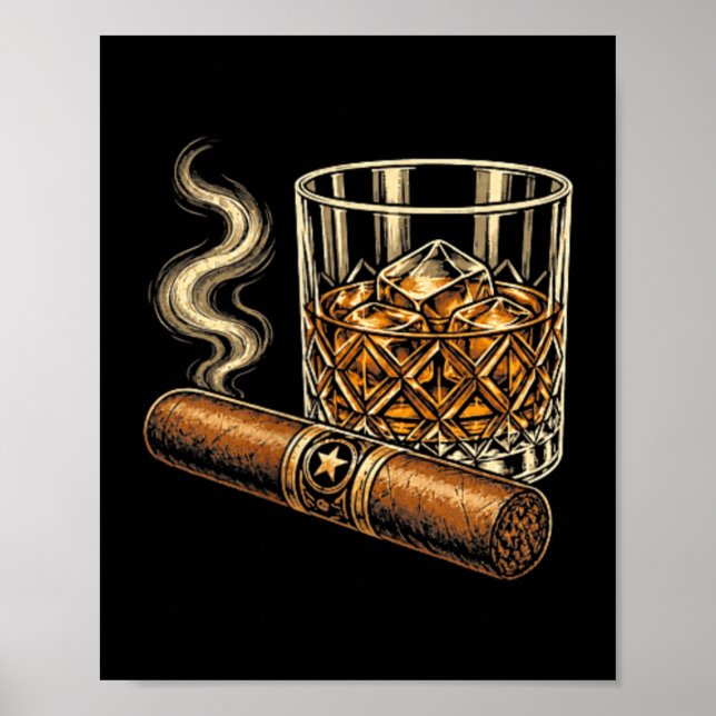 2 seitig Ich werde im Hinterhof sein, lustiger Zig Poster (Vorne)