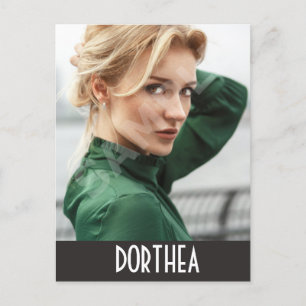 2-seitige Actor & Model Headshot Comp Postkarte