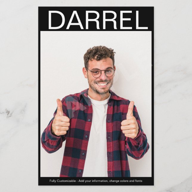 2-seitige Foto Comp Zed Card Schauspieler Flyer (Vorne)